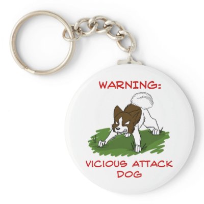 Attack Dog Buffy Keychain by ameyer64