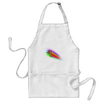 Attack Grizzly Ninja - Rainbow Blur! Apron