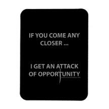 Attack of Opportunity Flexible Magnet