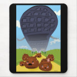 Attack of Shoezilla Happy Poo Mousepad