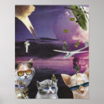 Attack of the Cool Cats Print Attack of the Cool Cats Print