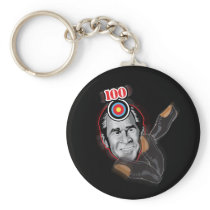 Attack of the flying shoe-Throw Shoe @ George Bush Key Chains