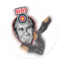 Attack of the flying shoe-Throw Shoe @ George Bush stickers by spacedust Attack of the flying shoe-Throw Shoe @ George Bush stickers