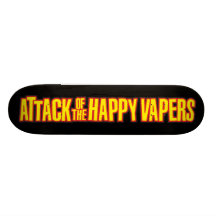 Attack of the Happy Vapers Skate Deck
