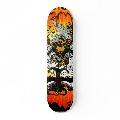 Attack of the Locust King Skate Board by Kyle13ringling