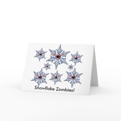 Attack of the Snowflake Zombies! Cards by Sandyspider