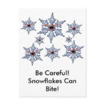 Attack of the Snowflake Zombies! Post Cards