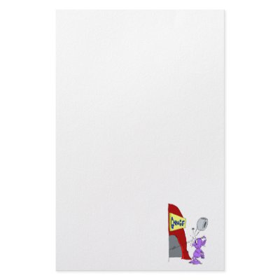 Attack of the spare tire stationery paper by alien_nation