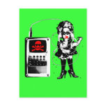 Attack of the Techno-Bimbos!!! Post Card