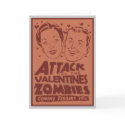 Attack of the Valentines Zombies Customizable Card by OfficeGangsta Attack of the Valentines Zombies Customizable Card