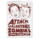 Attack of the Valentines Zombies Customizable Card