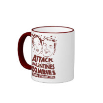 Attack of the Valentines Zombies Coffee Mugs