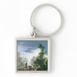 Attack on a Coach, 1787 Key Chain