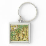 Attack on an Indian Village Keychain