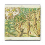 Attack on an Indian Village Refrigerator Magnet