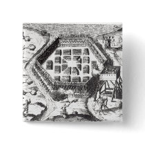 Attack on an Iroquois village Buttons