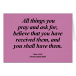 Attainment Mark 11:24 Abbrev