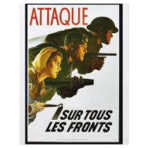 Attaque, Sur Tous Les Fronts flyers