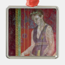 Attendant Pouring Liquid from a Jug Christmas Ornament