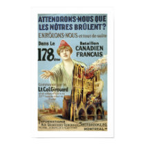 Attendrons-Nous (white) posters by RetroCommunications Attendrons-Nous (white) posters