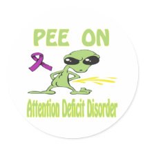 Attention Deficit Disorder stickers by causeican Attention Deficit Disorder stickers