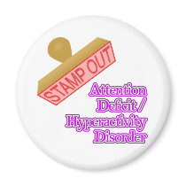 Attention Deficit - Hyperactivity Disorder magnets by shopaholicchick Attention Deficit - Hyperactivity Disorder magnets