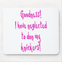 Attention Seeking Underwear Bandit mousepads
