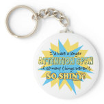 Attention Span Shiny Humor Key Chain