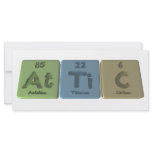 Attic-At-Ti-C-Astatine-Titanium-Carbon Rack Card