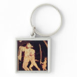 Attic red-figure vase key chain
