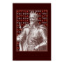 Attila The Hun - Striking Antique Image Poster