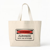 Attitude Albanian Canvas Bags