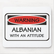 Attitude Albanian Mouse Pads