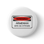 Attitude Armenian Pinback Button