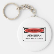 Attitude Armenian Key Chains