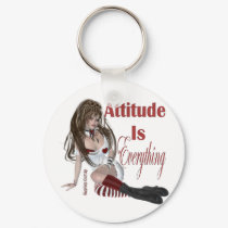 * Attitude Attitude is Everything keychains by hardcorecouture * Attitude Attitude is Everything keychains