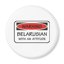 Attitude Belarusian Fridge Magnet