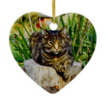 ATTITUDE CAT CHRISTMAS ORNAMENTS