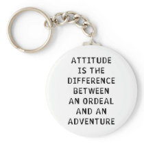 Attitude Difference Key Chain