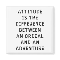 Attitude Difference Refrigerator Magnets