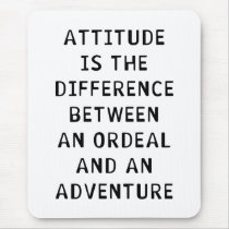 Attitude Difference Mousepads