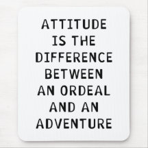Attitude Difference Mousepads