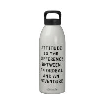 Attitude Difference Water Bottle