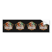 Attitude Fighter Bumper Sticker