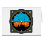 Attitude Indicator Greeting Card