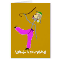 Attitude is Everything Greeting Card