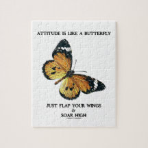 Attitude Is Like A Butterfly Flap Your Wings Soar Puzzles