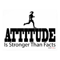 Attitude is Strong Than Facts posters
