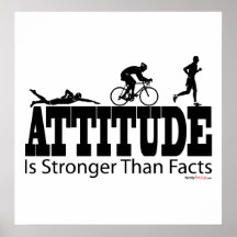Attitude is Stronger than Facts Posters