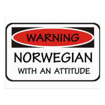 Attitude Norwegian Postcards